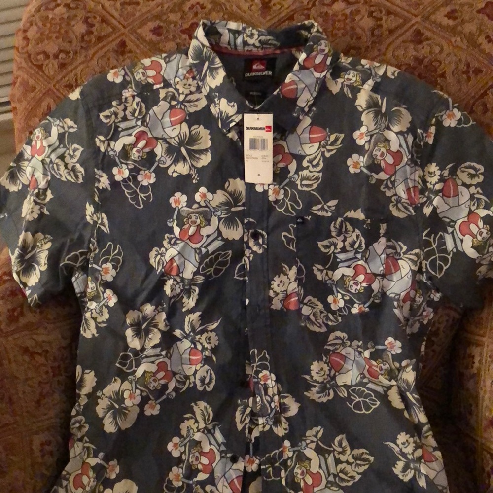 Men’s button down. Quick Silver brand